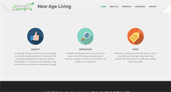 Desktop Screenshot of newagelivingair.com